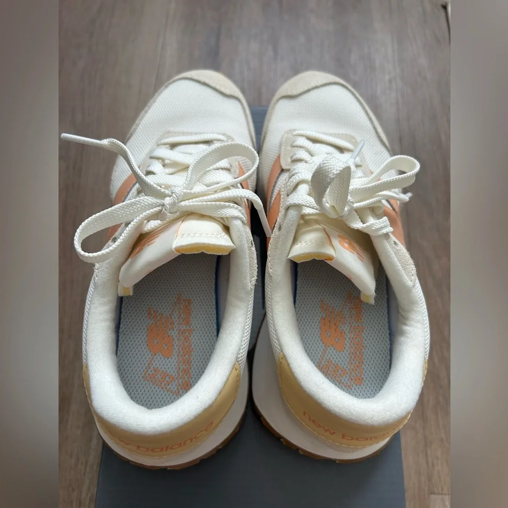 New Balance Beige and Coral Sneakers - Picture 3 of 5